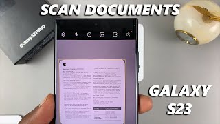 How To Scan Documents On Samsung Galaxy S23 / S23+ / S23 Ultra screenshot 2