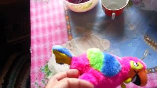 Попугай мягкая игрушка из китая От Зайца\\Parrot soft toy from China From Hare