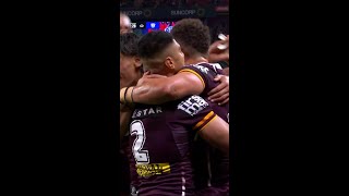 The crowd loved that one🔥  #9WWOS #NRL