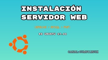 Instalación Servidor Web (Apache+MySQL+PHP) en Ubuntu 17.04 Fácil