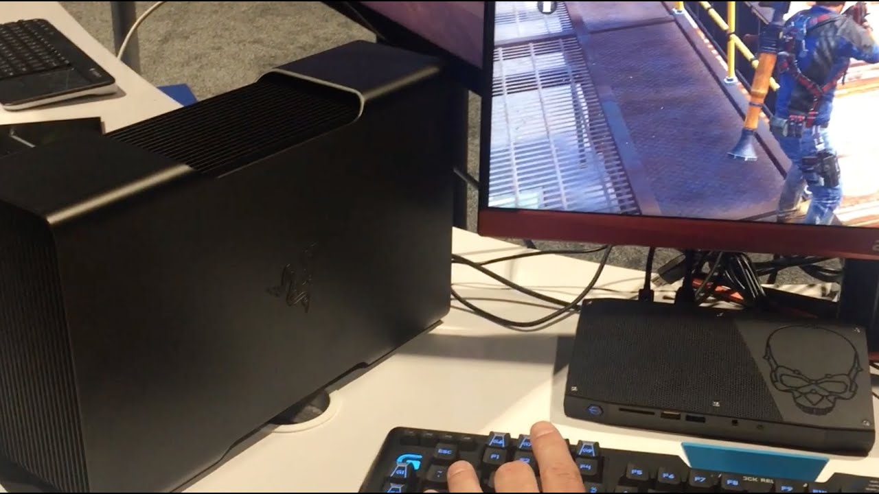 Skull Canyon+Razer Core Just Cause 3 Gameplay - YouTube