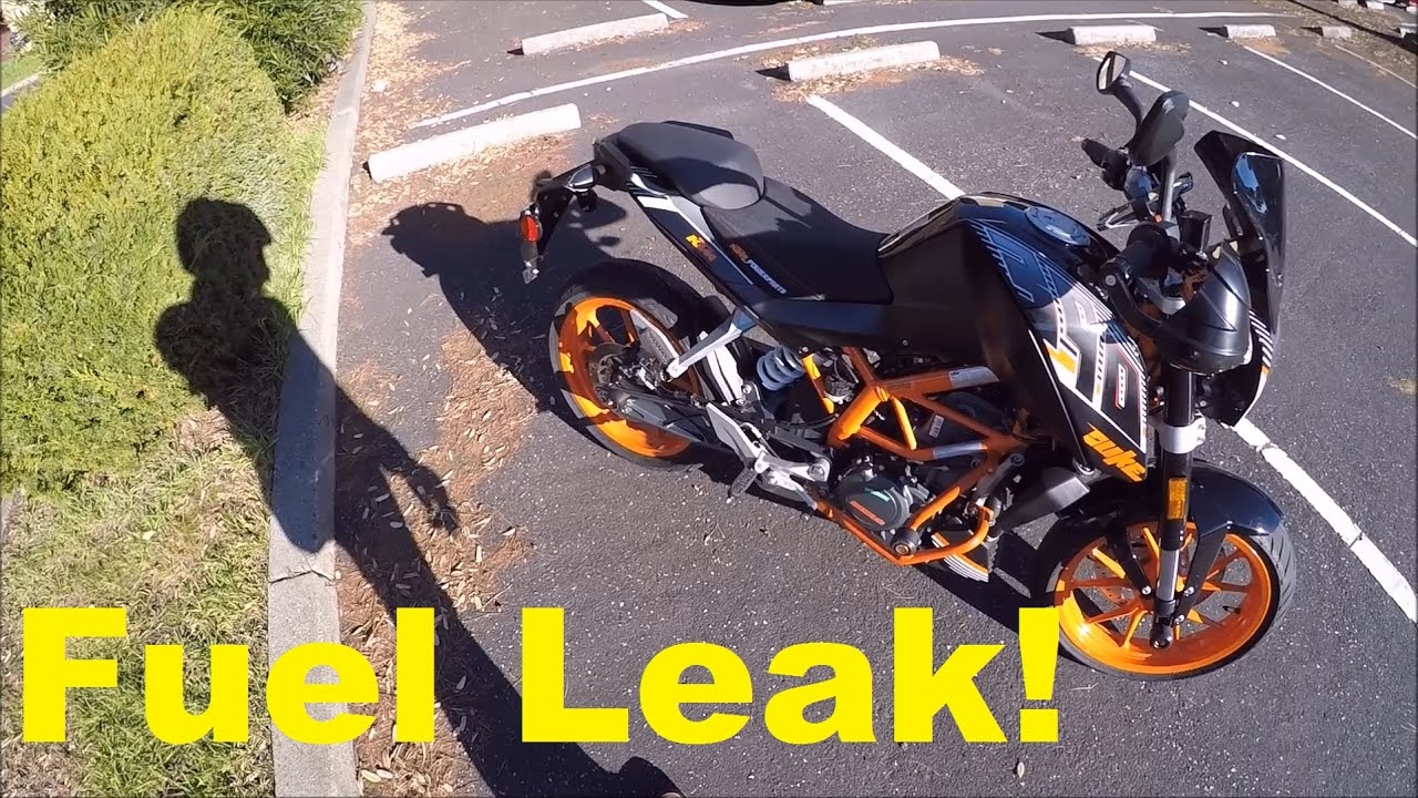 Fuel Leak Issue 2016 KTM Duke 390 YouTube