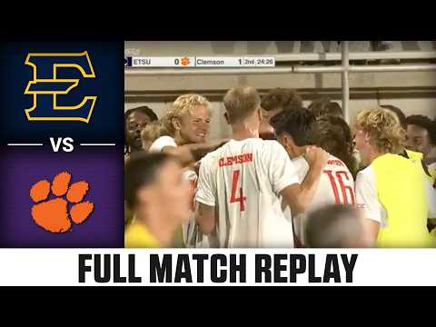 Etsu vs. Clemson Full Match Replay | 2026 ACC Men's Soccer