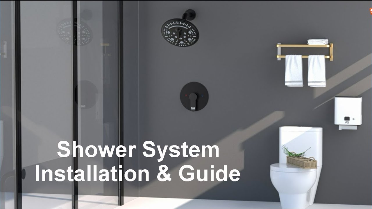 Shower System Installation Guide STARBATH Single Function Rain Shower