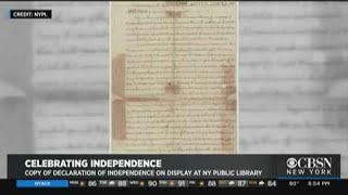 Rare Piece Of American History In The NYPL