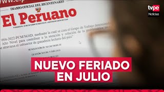 July 23 Declared a National Holiday for the Peruvian Air Force Day July 23 Declared a National Holiday for the Peruvian Air Force Day