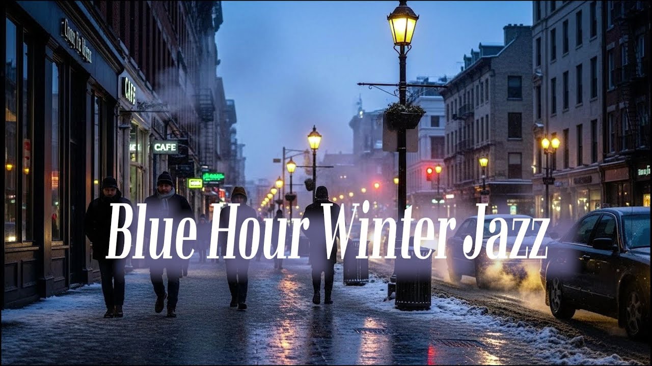 🌆 Blue Hour Winter Jazz: Calm, Cool, and Reflective City Nights (6Hours) 🌆