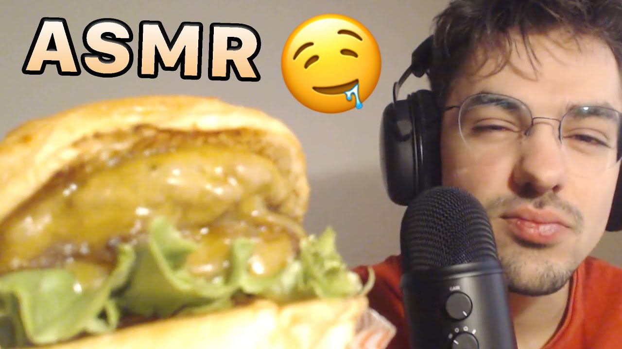 ASMR : dégustation d'un BIG BURGER ! 🤤