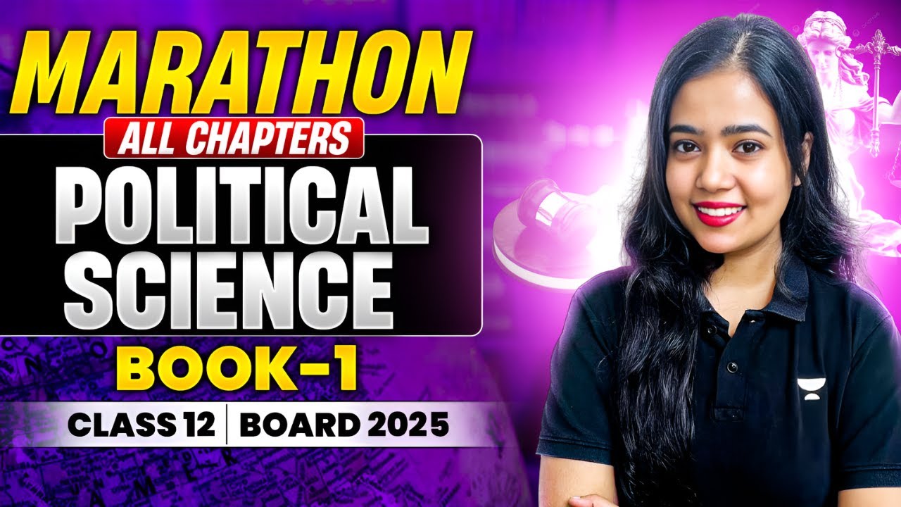 Book 1 All Chapters Marathon! | Class 12 Political Science | Boards 2025 | Anushya Ma'am