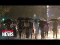 Monsoon rain batters S. Korea on Tuesday afternoon following tropical night