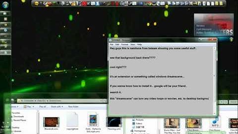 dreamscene for windows 7 + trick to enable any video
