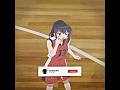 Edit Anime haibara kun no tsuyokute seishun | Miori | #anime #haibarakunnotsuyokute #shorts