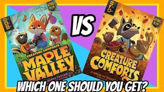 Maple Valley - Non-Gamer Review & Comparison To Creature Comforts - Which One Do You Need???