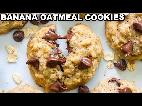 Discover the Exciting Recipe for Soft and Chewy Banana Oatmeal Cookies in Just a Snap!