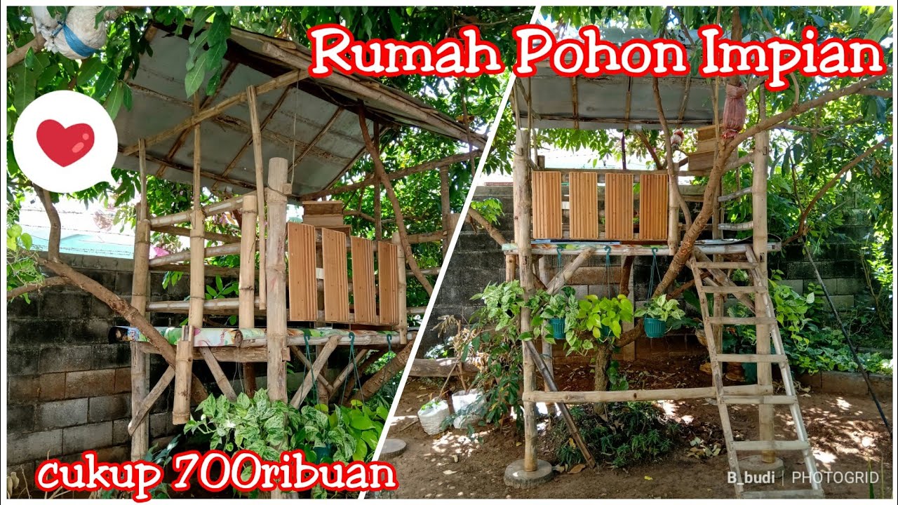 Rumah Pohon Minimalis Murah dan Nyaman YouTube