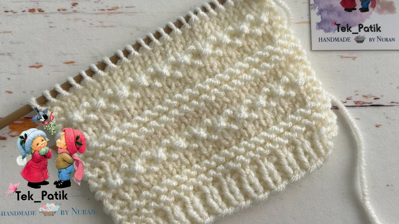 Одинарная модель пинетки FIRTINA Пояснение к схеме вязания