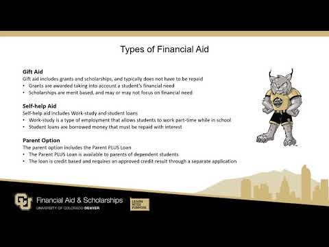 CU Denver Financial Aid Planning Sheet Guide