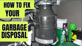 Garbage Disposal Stuck??? - Easy Fix