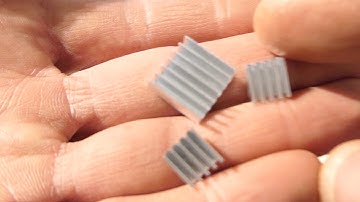 GEARBEST - 3pcs Aluminum Heatsink Radiator Cooler Cooling Kit for Raspberry Pi - Silver