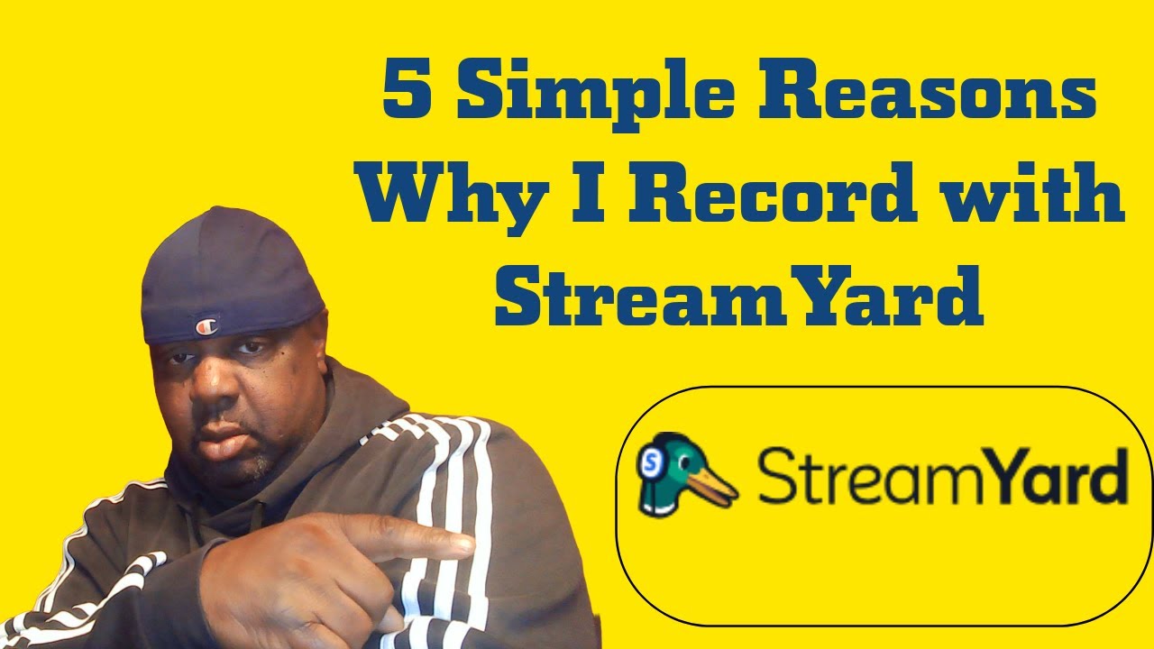 5 Simple Reasons Why I Record with StreamYard