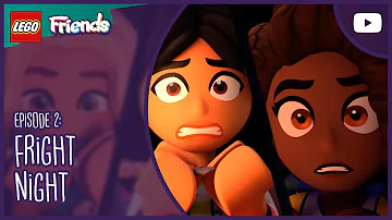 SPOOKY SLEEPOVER WITH LEGO FRIENDS 🎃👻😱 | S1E2 | #FullEpisode | LEGO Friends The Next Chapter