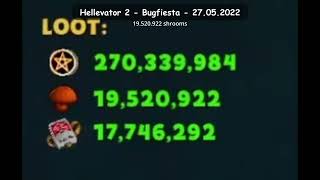 more then 19 million mushrooms - Shakes & Fidget - Guild Event Hellevator 2 - floor 99 screenshot 2