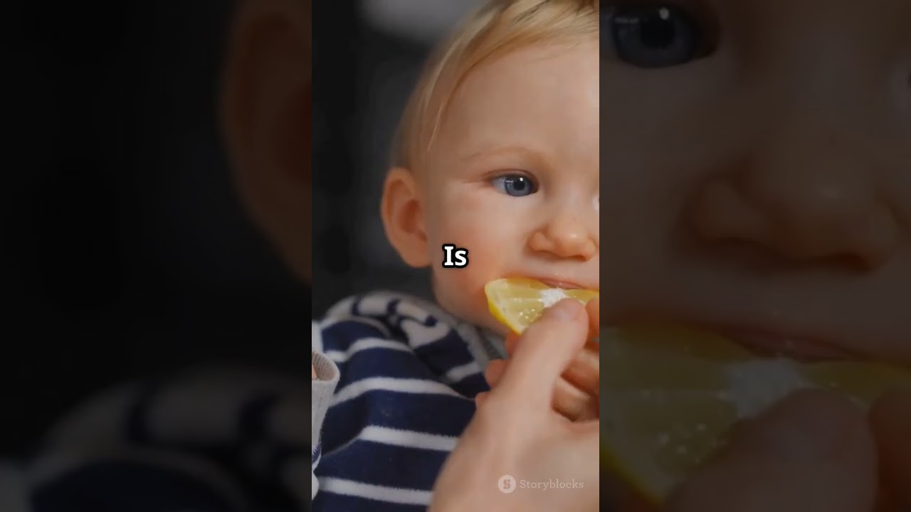 Baby's Epic reaction of 🍋🤣😂