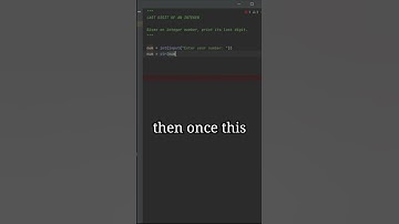 Python - Last Digit of An Integer #computerscience #programming #coding #python #trending #fypシ゚ #fy