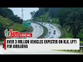 Over 3 million vehicles expected on KLK, LPT1 for Aidiladha
