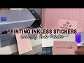 How To Make Stickers Using my Rollo Thermal Printer| Small Business | INKLESS