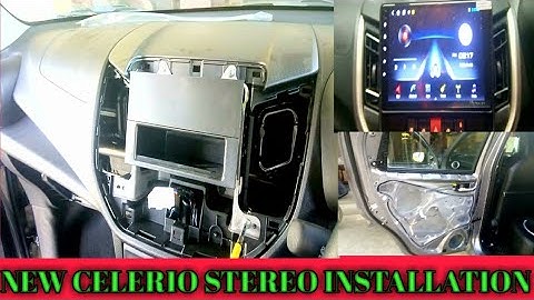 NEW CELERIO STEREO INSTALLATION