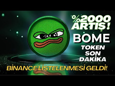 Book of Meme (BOME) Token Son Dakika Bilgiler | Ne İşe Yarar? Yeni Listelenme Haberleri