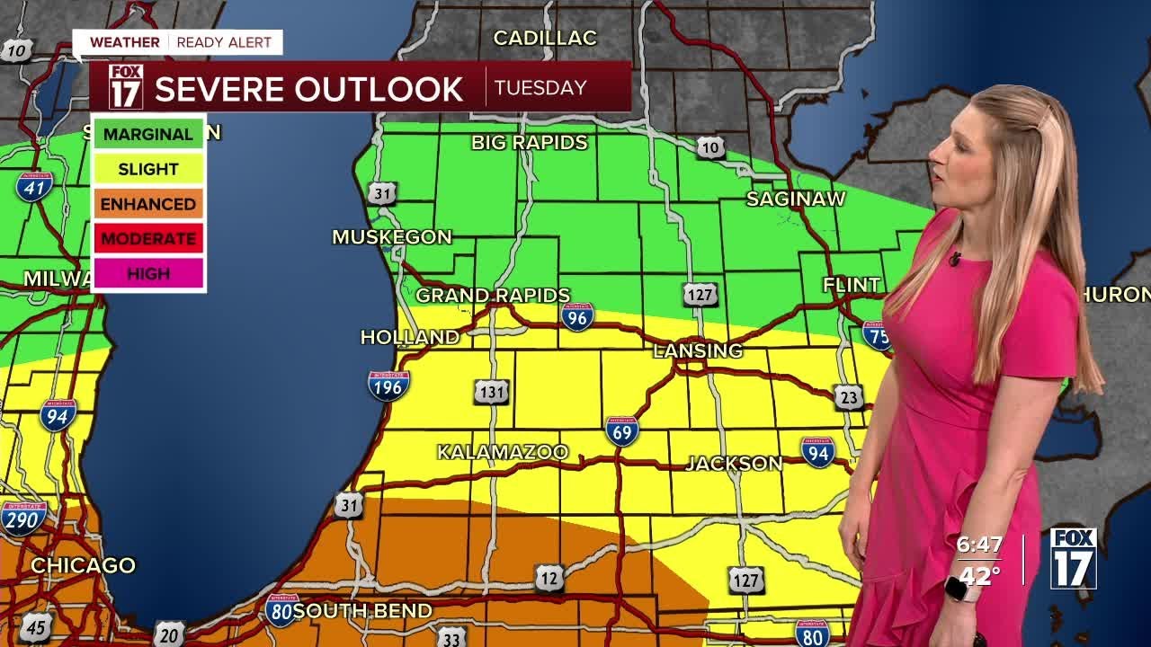Tuesday Late PM Forecast: Severe storms likely overnight