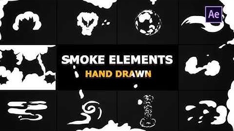 Cartoon SMOKE Elements And Transitions