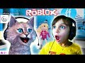 Я и КОШКА Снеговик ПОКАЗ МОД Роблокс roblox Челлендж Fashion Frenzy видео для детей детский летсплей