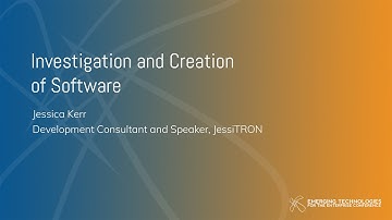 Jessica Kerr — Investigation and Creation of Software
