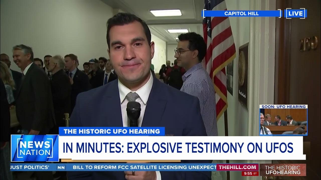 Joe Khalil NewsNation Live Coverage UAP Congressional Hearing YouTube