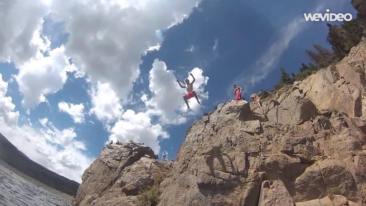 Green Mountain Reservoir Cliff Jumping Go Pro! YouTube
