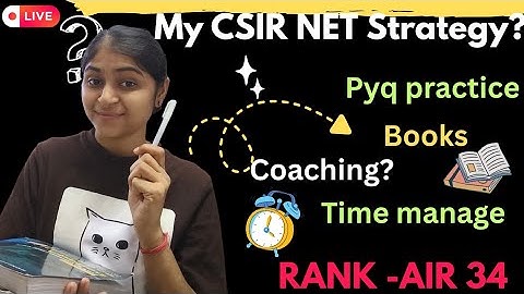 My  Complete CSIR NET Strategy🤯🔥 || Books, Coaching, Time manage, Pyq practice 📚📝