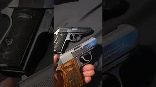 ppk and ppk/s (s is for stupid law or Sport)  interarms is my go to version of the Walther ppk.