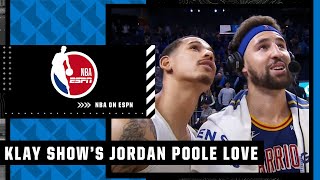 Klay Thompson shows Jordan Poole love following win over the Jazz | NBA on ESPN