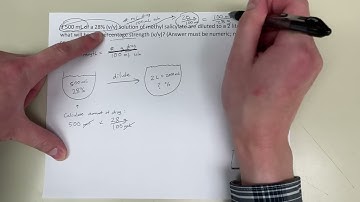 Naplex Practice Calculations (level difficulty: medium): percent strength