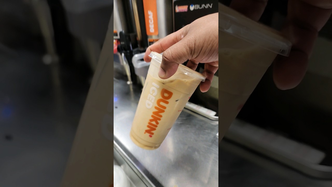 Dunkin Donuts French Vanilla Iced Coffee  @Dunkin-Donuts @alidunkinart #icedcoffee #coffee