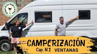 Camperización Capitulo N°1 Colocación de Ventanas