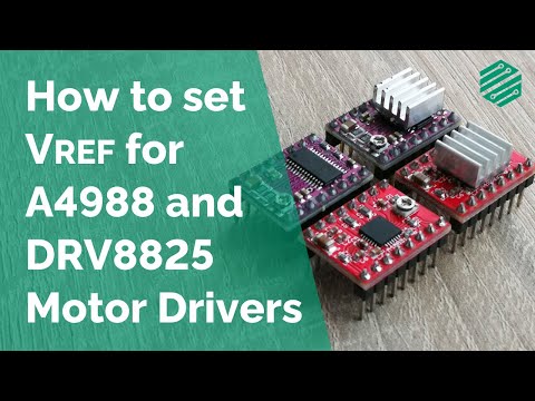 How to set VRef for A4988 and DRV8825 stepper motor drivers