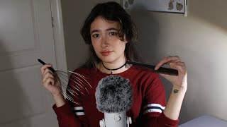 ASMR 💞 Fluffy Mic Head Massage and Scratch