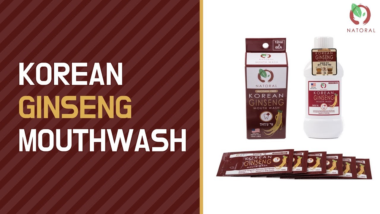 to Use A Korean Ginseng Mouthwash_NATORAL YouTube