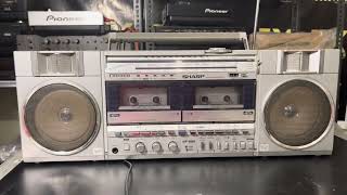 : Sharp GF-500Z Stereo Radio Tape Recorder Price In Hindi 9811204032 /9717618838 Tilak Nagar New Delhi