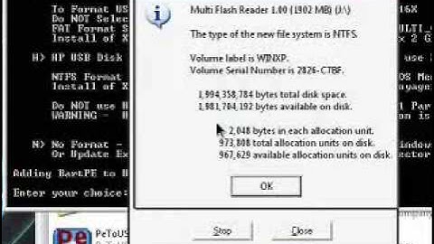 How to install windows xp from a usb flash disk drive USBmultiboot