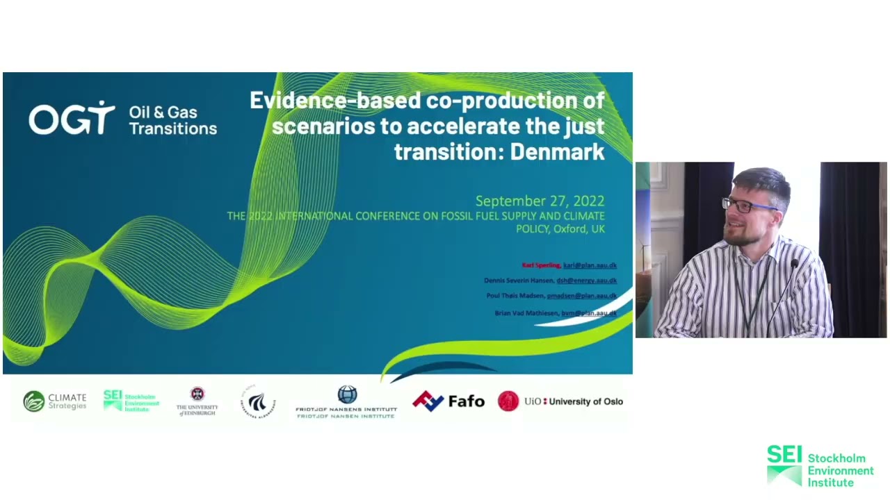 Just transitions in oil and gas producing countries: Lessons and pathways from the North Sea